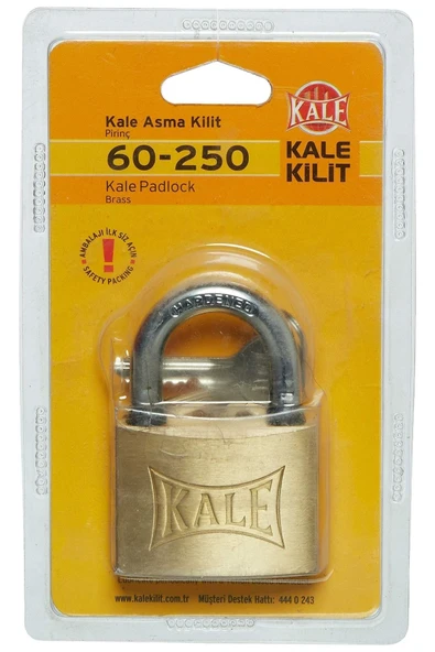 KALE SARI  ASMA KİLİT 60 MM UZUN KANCA ürün görseli 1