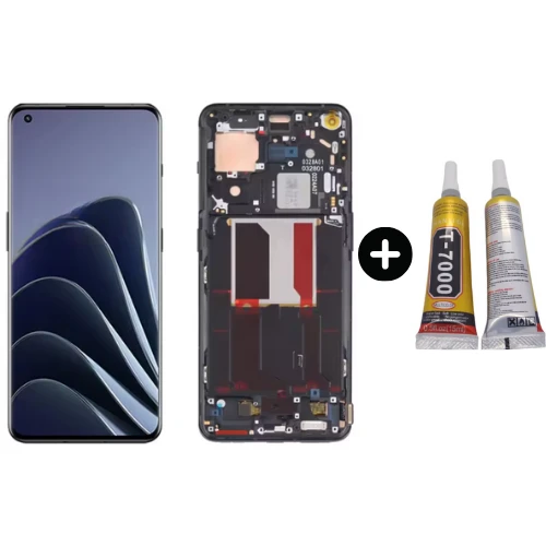 Oneplus 10 Pro NE2210 Uyumlu Çıtalı A Kalite Lcd Ekran Dokunmatik + B7000 ürün görseli 1