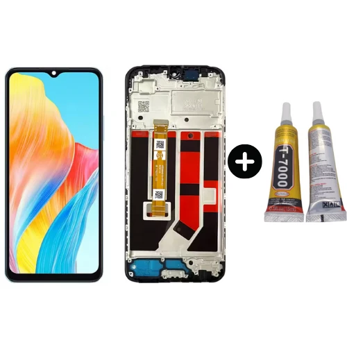 Oppo A18 CPH2591 Uyumlu Çıtalı Lcd Ekran Dokunmatik + Montaj Seti ürün görseli 1