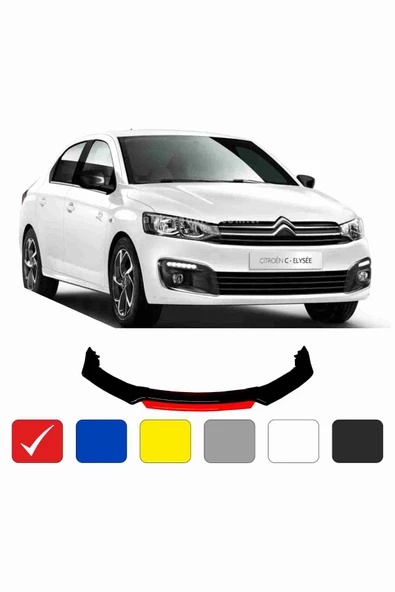 Peugeot 301 / C Eleysee Lip 4 Parça Kırmızı ürün görseli 1