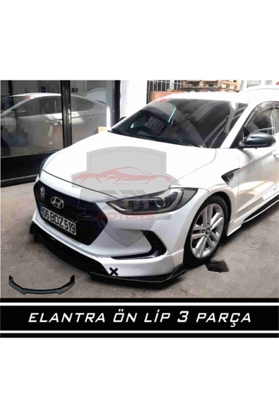Hyundai Elantra Ön Tampon Eki Bodykit Karlık 3 Parça Lip ürün görseli 1