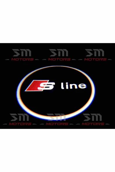 Audi S Line Kapı Altı Led Logo Projektör (2 Adet) - Resim 2