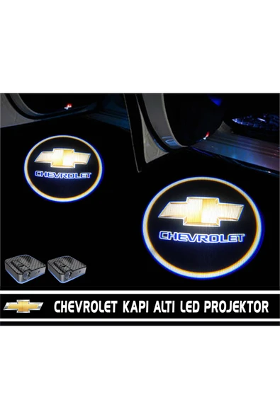 Chevrolet Araçlar Için Pill Kapı Altı Led Logo ürün görseli 1