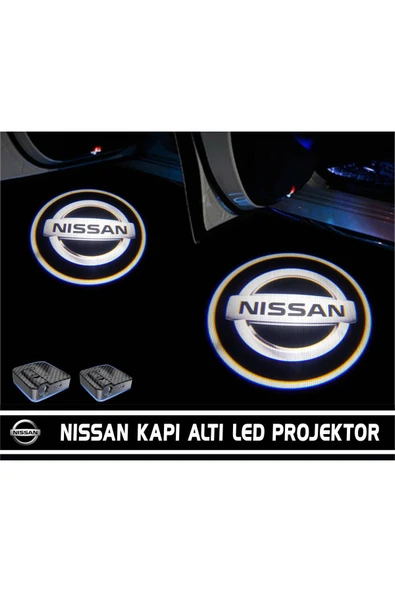 Nissan Araçlar Için Kapı Altı Led Logo ürün görseli 1