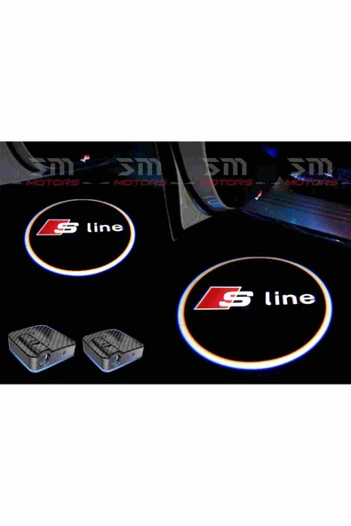 Audi S Line Kapı Altı Led Logo Projektör (2 Adet) ürün görseli 1