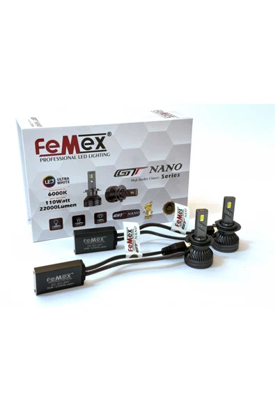 FEMEX Gt Nano Pro Csp Lextar H7 Led Xenon Led Headlight ürün görseli 1