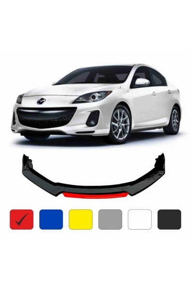 Mazda 3 Lip 4 Parça Kırmızı - Resim 3