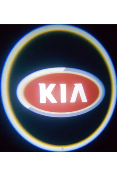 Kia Araçlar Için Pilli Yapıştırmalı Kapı Altı Led Logo ürün görseli 1
