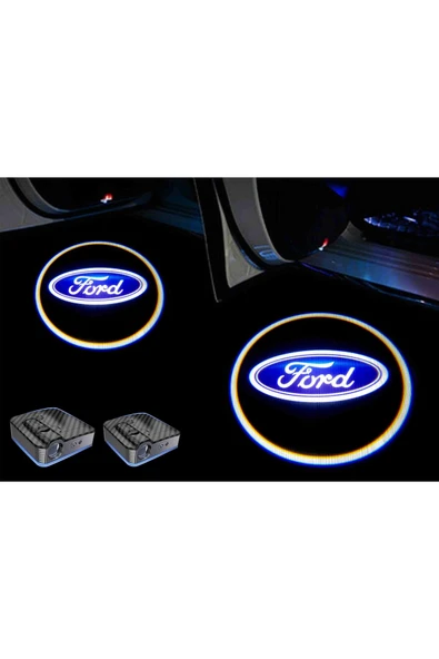 Ford Araçlar İçin Pilli Yapıştırmalı Kapı Altı Led Logo-Projektör ürün görseli 1