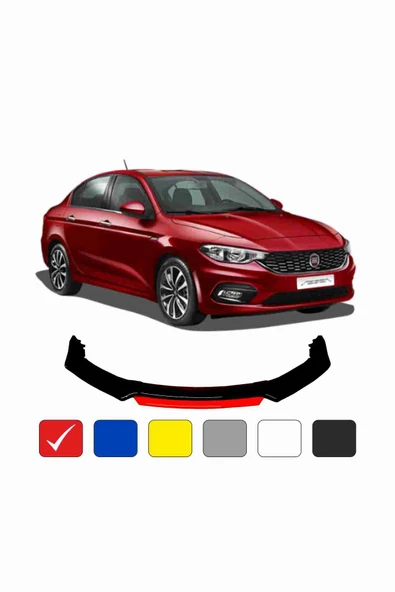 Fiat Egea Lip 4 Parça Kırmızı - Resim 2