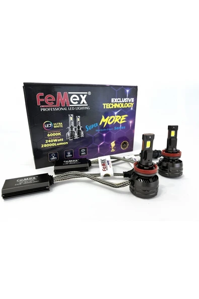 FEMEX Csp Lextar H4 Led Xenon Led Headlight Süpermor ürün görseli 1