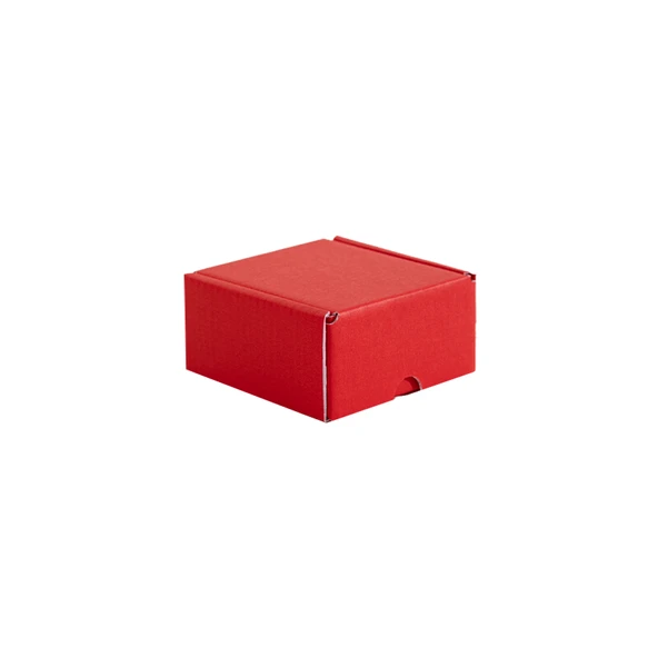 Renkli E-Ticaret Kutusu - 8x8x4 - Kırmızı - 10 Adet ürün görseli 1