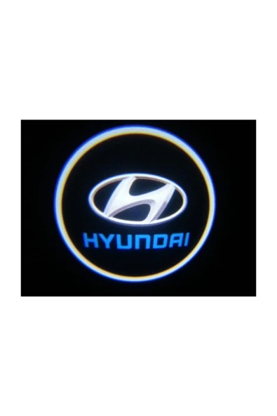Mesafe Sensörlü Pilli Yapıştırmalı Kapı Altı Led Logo Hyundai ürün görseli 1