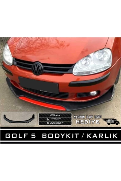 Golf 5 Ön Tampon Eki Kırmızı Lip Karlık ürün görseli 1