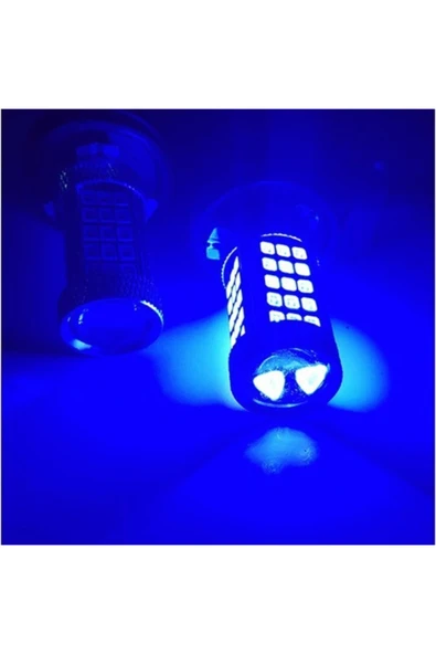 FEMEX H8/11- 9w- Sis Farları Için Led Ampul 2835chip Mavi Renk Mercekli 66ledli ürün görseli 1