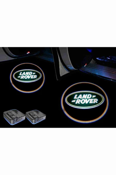 Land Rover Araçlar Için Pilli Yapıştırmalı Kapı Altı Led Logo ürün görseli 1