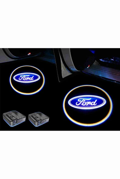 FordAraçlar İçin Pilli Yapıştırmalı Kapı Altı Led LogoProjektör ürün görseli 1