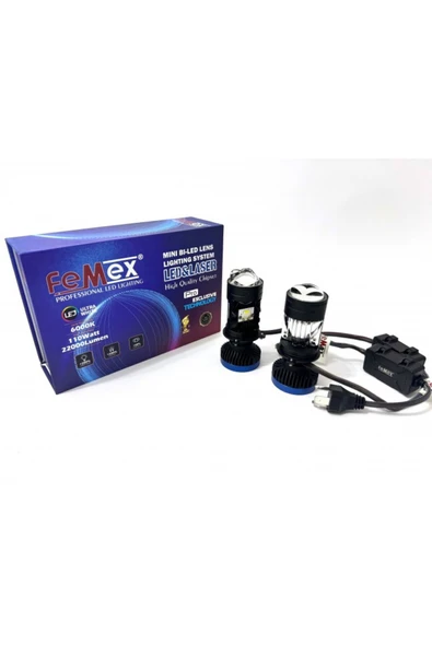 FEMEX Gt Nano Executive H4 Lazerli Mini Bi-Led Xenon Kendinden Mercekli ürün görseli 1