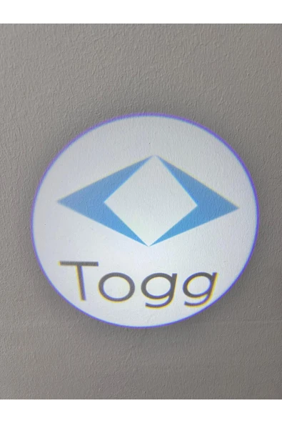 Togg Araçlar İçin Pilli Yapıştırmalı Kapı Altı Led Logo-Projektör ürün görseli 1