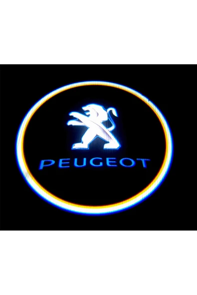 PeugeotAraçları Için Mesafe Sensörlü/pilli Kapı Altı Led Logo / Projektör ürün görseli 1