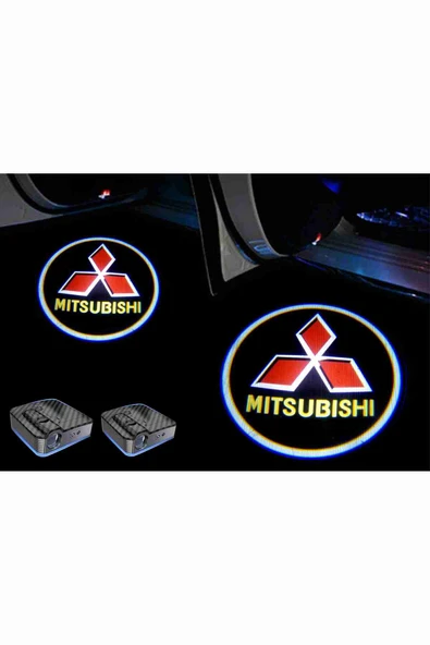 Mıtsubıshı Araçlar Için Pilli Yapıştırmalı Kapı Altı Led Logo ürün görseli 1