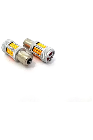 FEMEX Oto Led Sinyal Ampulü Py21w Decoderli Sinyal Fanlı LED Ampul GÜÇLÜ IŞIK GÜCÜ ürün görseli 1
