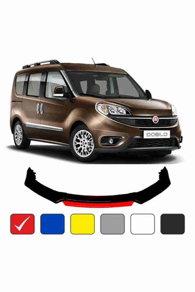 Fiat Doblo Lip 4 Parça Kırmızı ürün görseli 1