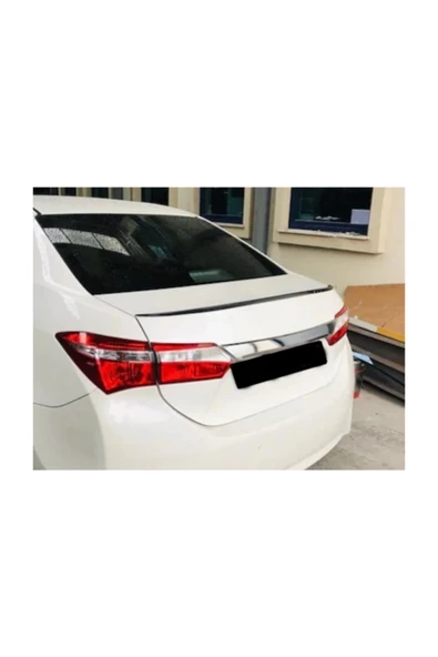Spoiler Toyota Corolla 2013+bagaj Üzeri Çıta Spoiler Pianoblack Parlak Siyah Çift Taraflı Bantlı 120 ürün görseli 1