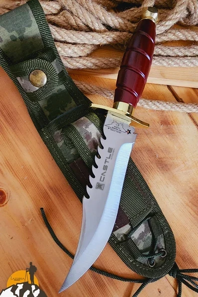 Outdoor Bıçak Bıçağı Çakı Kamp Bıçak Bıçağı Mutfak Bıçak Kılıfı El Yapımı 28,5 cm ürün görseli 1