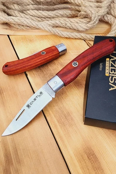 Paduk Sap Çakı Kamp Çakısı Outdoor Piknik Çakısı Bahçe Çakısı Mutfak Bıçak Bıçağı (ÇK300) ürün görseli 1