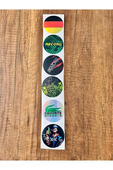Araç Ön Cam Logosu Hologramlı Yan kapı, Yan Cam Stickerı logo model1 ürün görseli 1