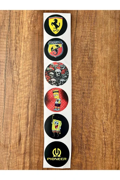 Araç Ön Cam Logosu Hologramlı Yan kapı, Yan Cam Stickerı logo model3 ürün görseli 1