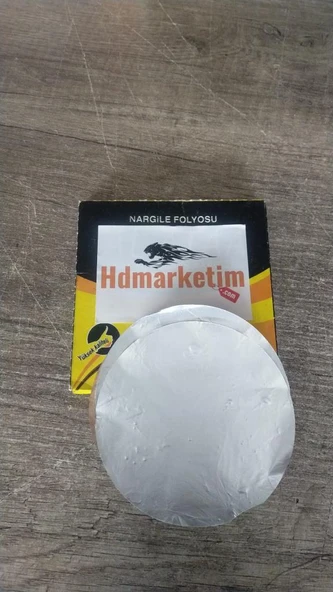 Folyo Hazır Kesilmiş Nargile Folyosu (deliksiz Yuvarlak) 1 Paket 8 Adet ürün görseli 1