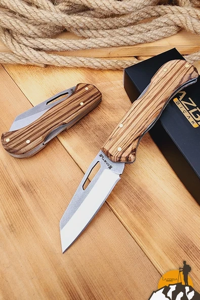 Zeytin Sap Kamp Çakısı Outdoor Piknik Çakısı Bahçe Çakısı (ÇKP-823) ürün görseli 1
