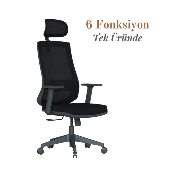Casella Sunset Fileli Yönetici Koltuğu | Ofi̇s Koltuğu | Ergonomik, Şık Ve Fonksiyonel ürün görseli 1