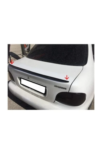 Spoiler Hyundai Accent Yumurta Kasa Bagaj Üzeri Çıta - Spoiler Pianoblack - Parlak Siyah -115 cm ürün görseli 1