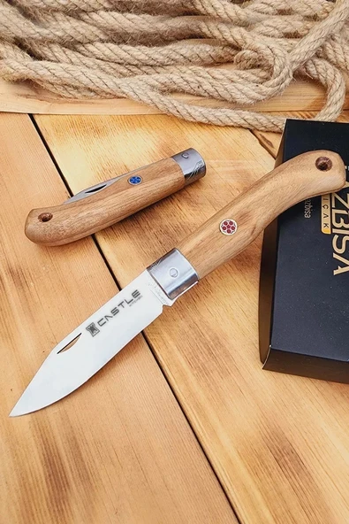 Ceviz Sap Çakı Kamp Çakısı Outdoor Piknik Çakısı Bahçe Çakısı Mutfak Bıçak Bıçağı (ÇK115) ürün görseli 1