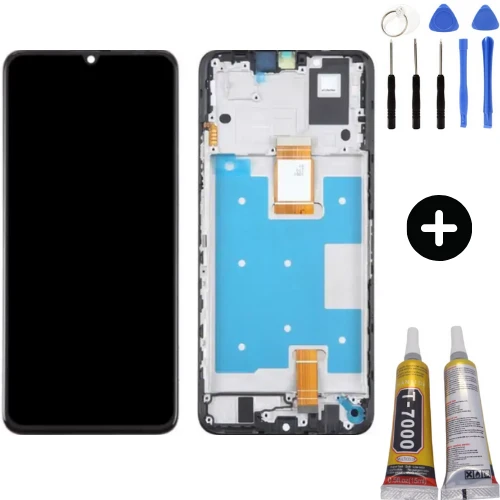 Huawei Honor X7a RKY-LX2 Uyumlu Çıtalı HK Lcd Ekran Dokunmatik + Montaj Seti ürün görseli 1