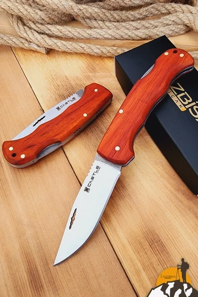 Paduk - Ceviz - Zeytin Sap Kamp Çakısı Outdoor Piknik Çakısı Bahçe Çakısı (ÇKX-726) ürün görseli 1