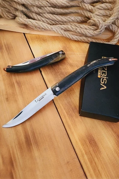 Kemik Sap Çakı Kamp Çakısı Outdoor Piknik Çakısı Mutfak Bıçak Bıçağı ( Vlz-p01 ) ürün görseli 1