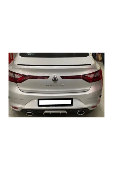 Spoiler Renault Megane 4 Bagaj Üzeri Çıta - Spoiler - Siyah + Çift Taraflı Bantlı ürün görseli 1