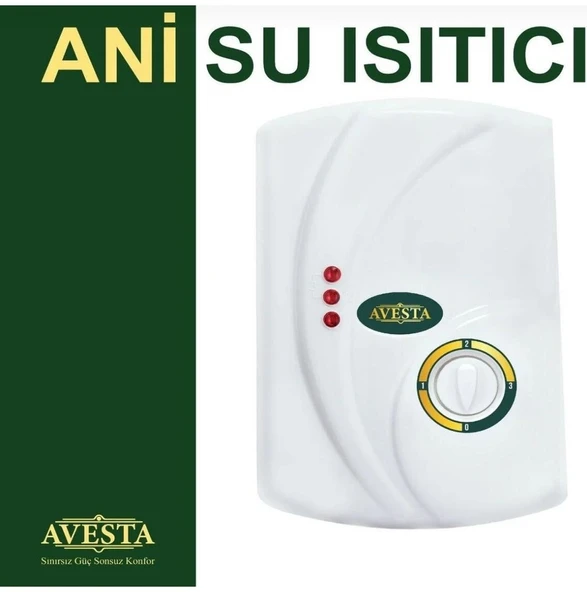 Avesta Lunaris Elektrikli Premiun  7 EmniyetliŞohben Ani Su Isıtıcısı ürün görseli 1
