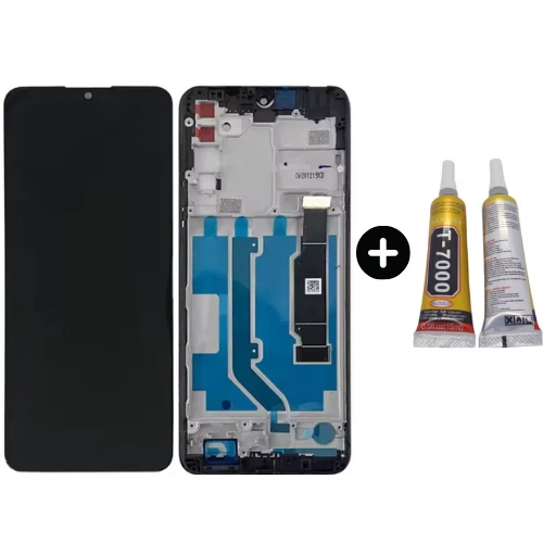 Tcl 20 Se Uyumlu Çıtalı HK Lcd Ekran Dokunmatik + B7000 ürün görseli 1