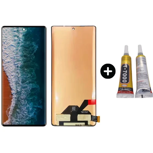 Tecno Phantom X2 AD8 Uyumlu Lcd Ekran Dokunmatik + B7000 ürün görseli 1