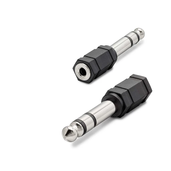 6.5 Mm To 3.5 Mm F Çevirici Enstruman Gitar Siyah HDX1265 ürün görseli 1
