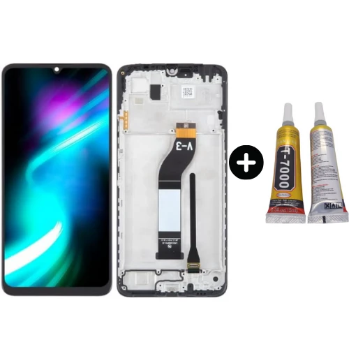 Xiaomi Redmi 13R Uyumlu Çıtalı OLED Lcd Ekran Dokunmatik + B7000 ürün görseli 1