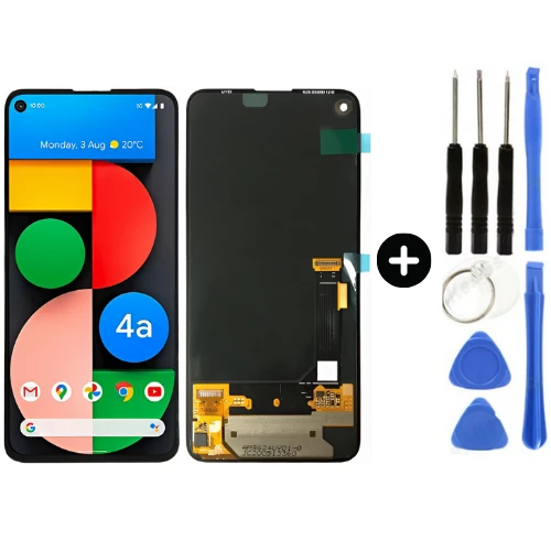 Google Pixel 4A 5G G025E G025H G6QU3 G025L G025I Uyumlu Lcd Ekran Dokunmatik + Tamir Seti ürün görseli 1