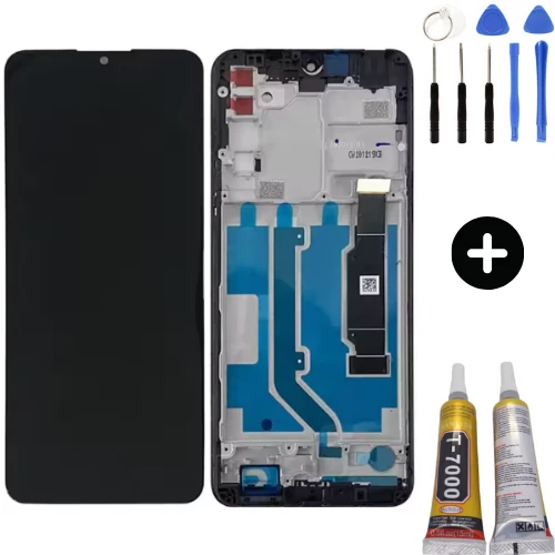 Tcl 20 Se Uyumlu Çıtalı Servis Lcd Ekran Dokunmatik + Montaj Seti ürün görseli 1