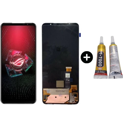Asus Rog Phone 5 ZS673KS Uyumlu Servis Lcd Ekran Dokunmatik + B7000 ürün görseli 1