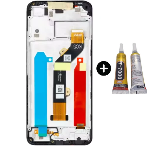 İnfinix Smart 6 X6511 Uyumlu Çıtalı OLED Lcd Ekran Dokunmatik + B7000 ürün görseli 1